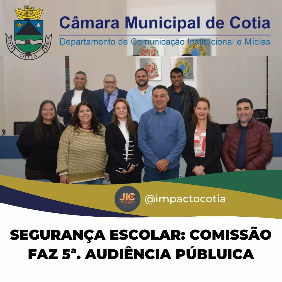 SEGURANÇA ESCOLAR: COMISSÃO FAZ 5ª. AUDIÊNCIA PÚBLUICA